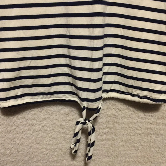 Green Envelope Black  White striped Women's tank top size S NWT - Picture 2 of 5